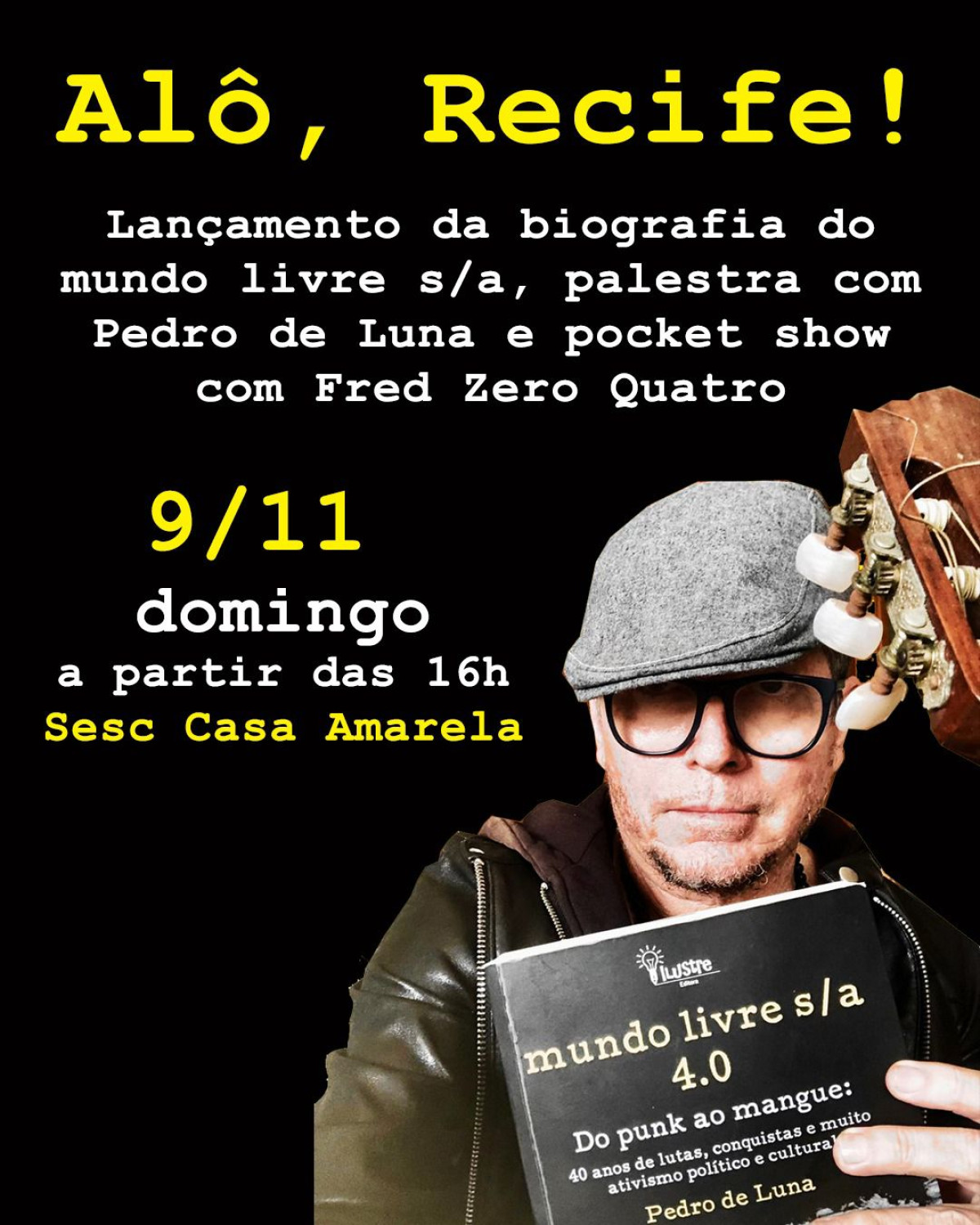 Lançamento da biografia do Mundo Livre S/A movimenta o Recife neste domingo (9)