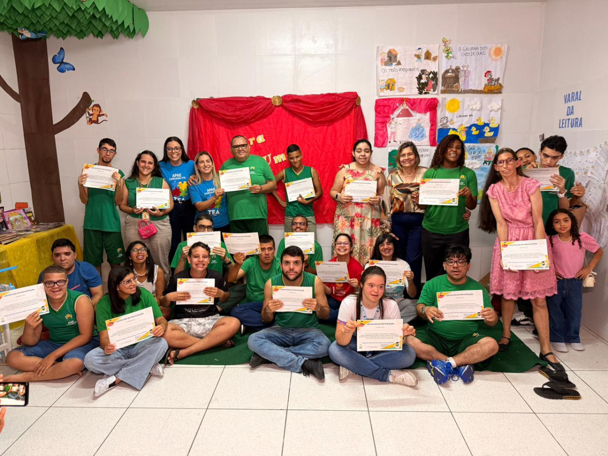 Apae Caruaru realizou culminância do projeto “Ler é Compartilhar Amor”