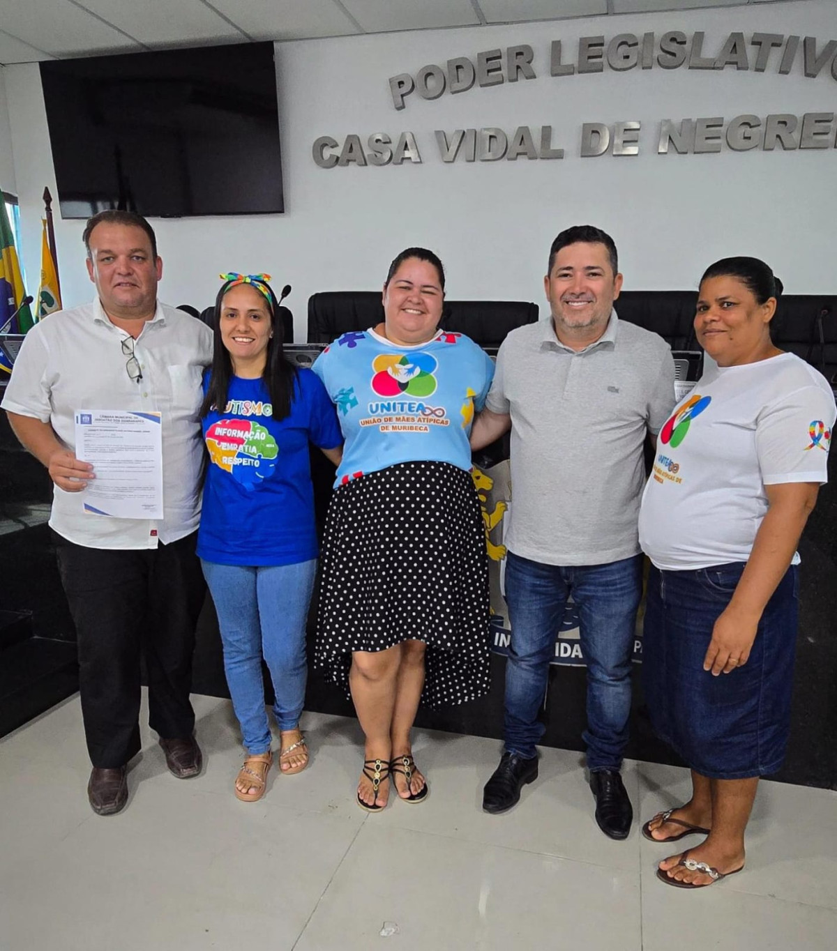 Presidente Getúlio Belém recebe grupo de mães atípicas do UNITEA em Muribeca