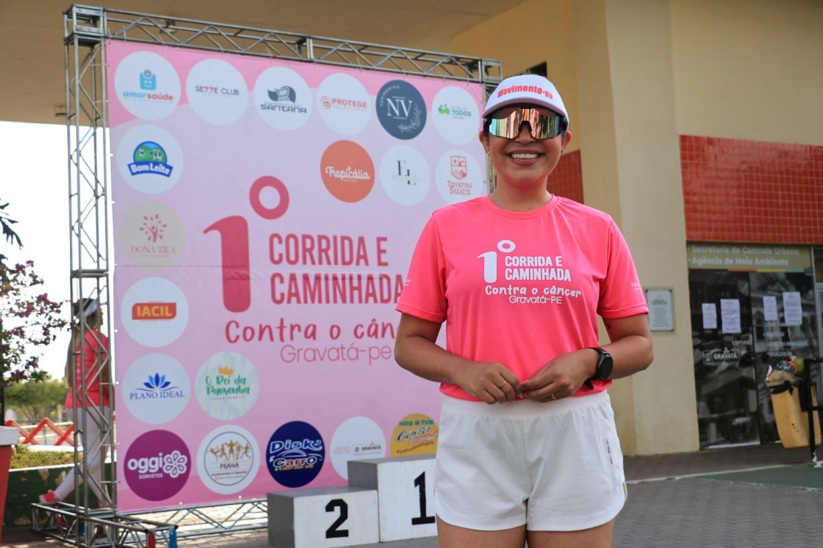 1ª Corrida e Caminhada Contra o Câncer mobiliza Gravatá em um ato de fé, amor e solidariedade