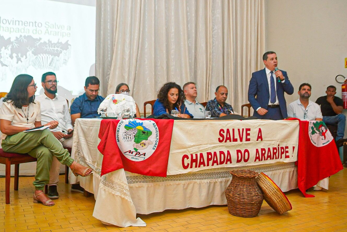 Ministério do Meio Ambiente fala sobre impacto do PL da Devastação no Araripe em audiência pública da Alepe