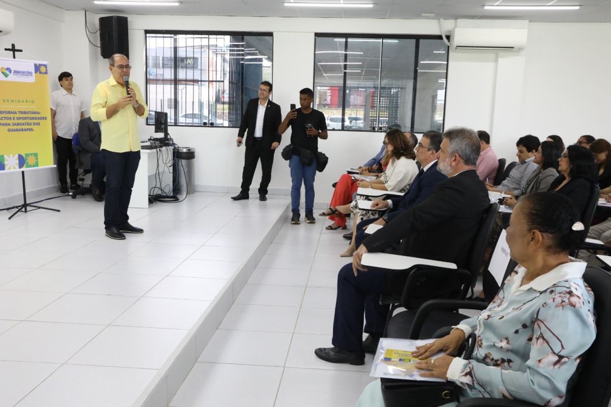 Mano Medeiros lidera debate sobre Reforma Tributária e futuro do Jaboatão com a implantação do Imposto sobre Bens e Serviços