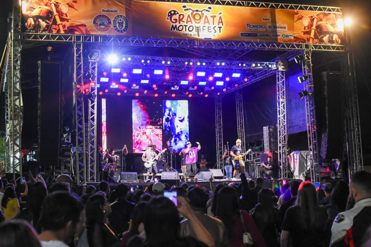 Gravatá Motofest 2025 tem abertura com sucesso e grande público no Pátio de Eventos
