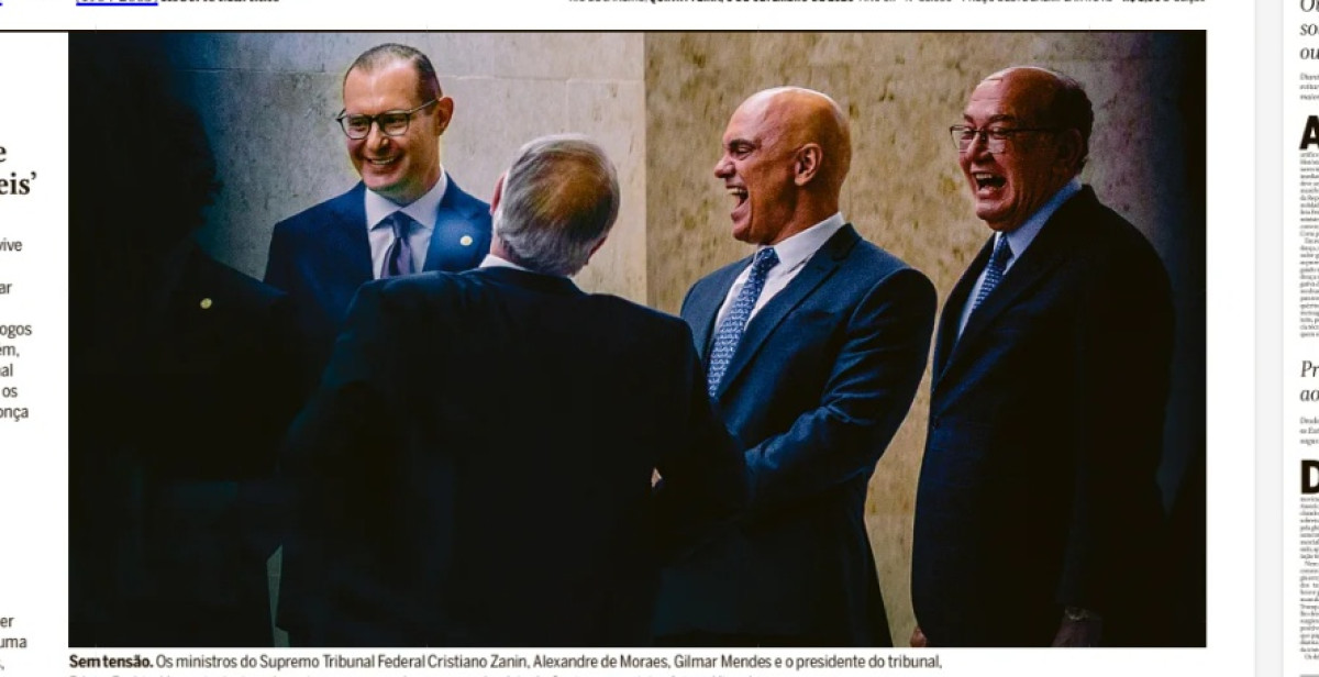 Ministros gargalham com Moraes e ignoram infâmia cercando Supremo