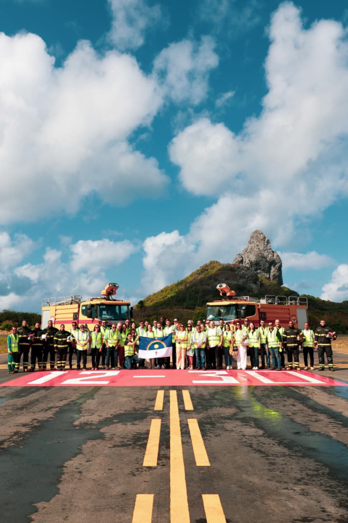 Governadora Raquel Lyra chega a Fernando de Noronha e inaugura pistas de taxiamento e pátio de aeronaves do Aeroporto Governador Carlos Wils
