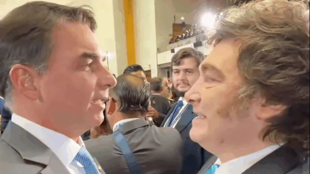 Flávio elogia Milei e promete reforçar relação com Argentina