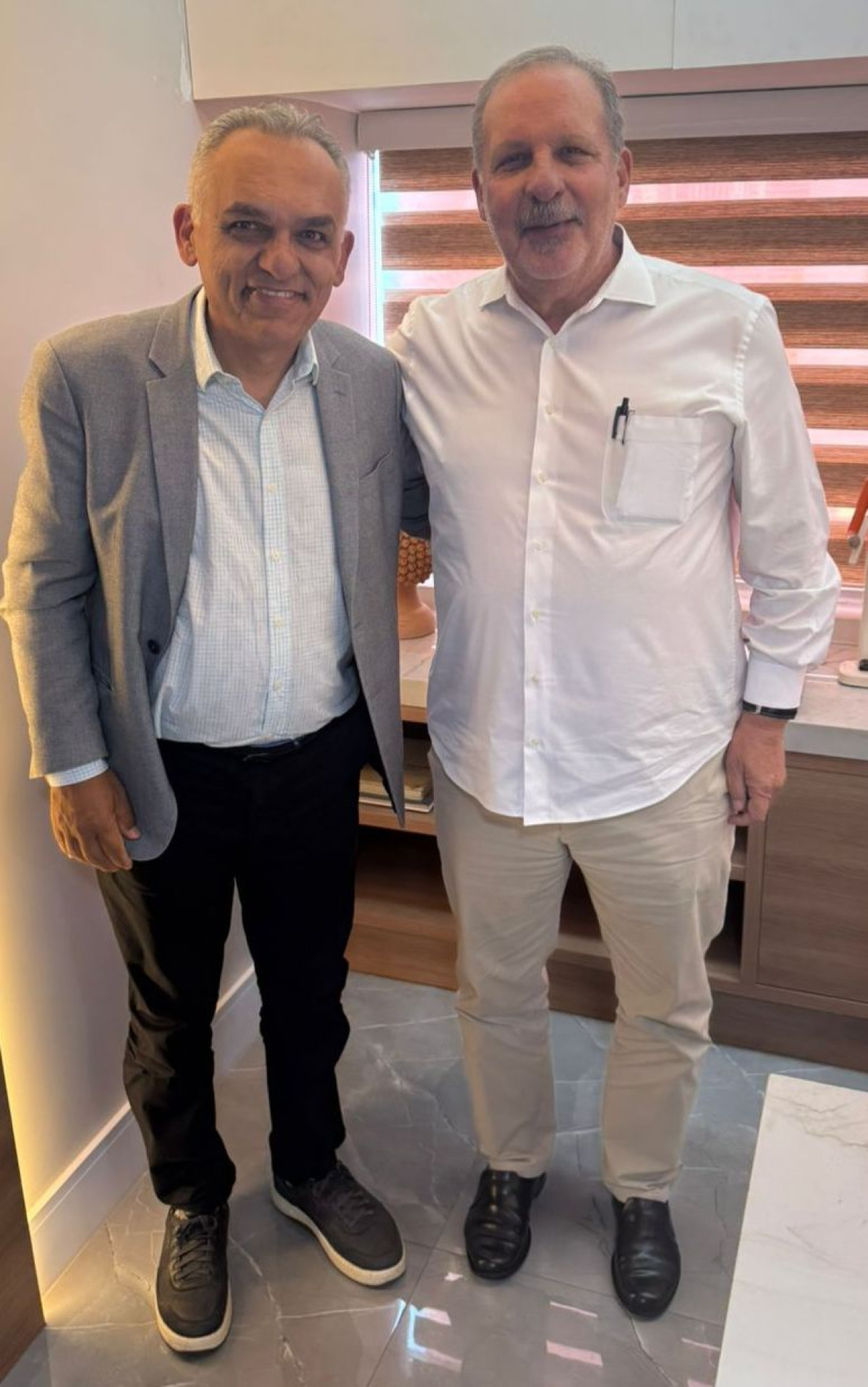 Odacir Amorim a caminho do Podemos ao lado de Armando Monteiro Neto